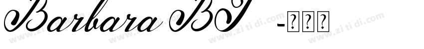 Barbara BT字体转换